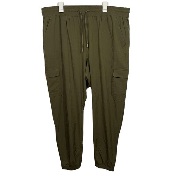 NWOT Old Navy Olive Stretch Tech Tapered Athletic Joggers - Picture 1 of 5
